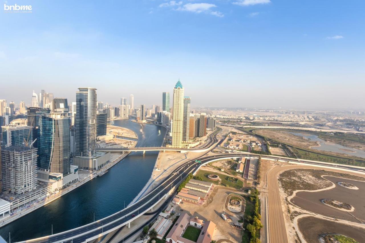 Bnbmehomes - Luxury 2B Apt - Al Habtoor - Amna Tower - 5044 Dubai Exterior photo